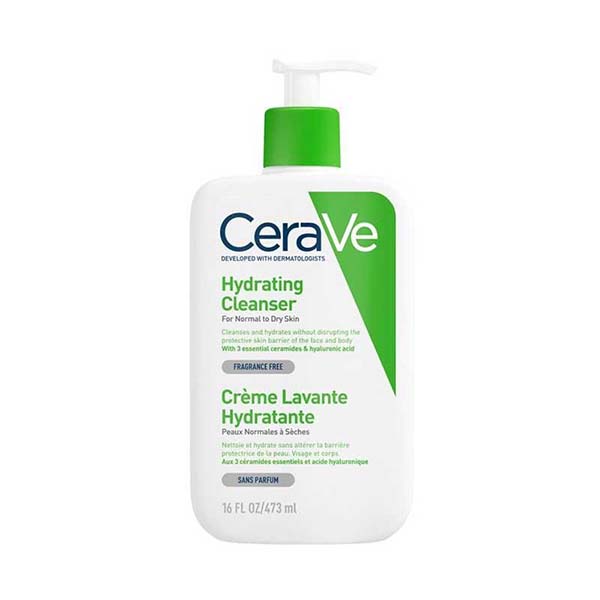 CeraVe Hydrating Cleanser For Normal To Dry Skin, 473ml